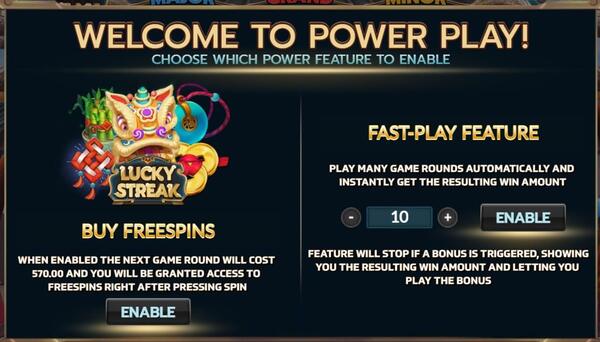 Power Play เกม Lucky Streak